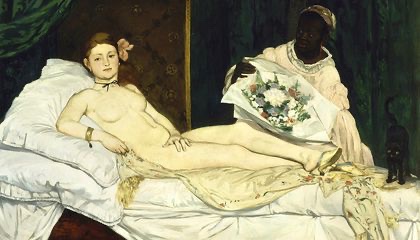 Olympia by Manet. 1863